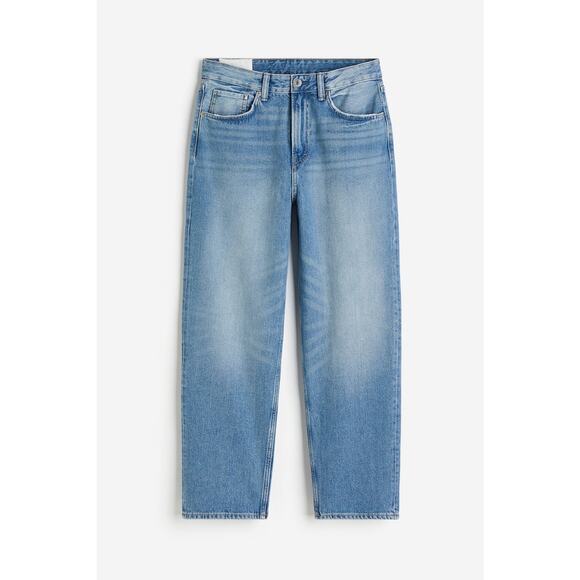 H&M Loose Ample 5 Pocket Rounded Leg Relaxed Fit Jeans Men’s Size 34/32 - Picture 1 of 6